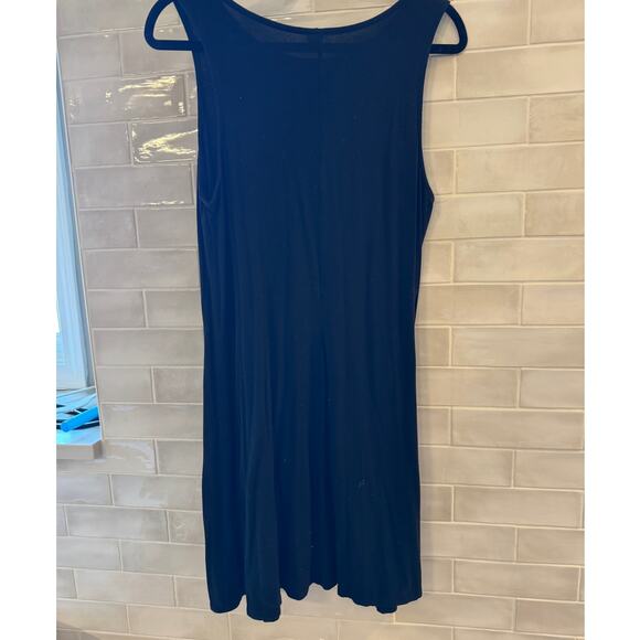 Old Navy Black Cotton Slip Sleeveless Sundress Dress Cover Up Size L - Picture 1 of 4